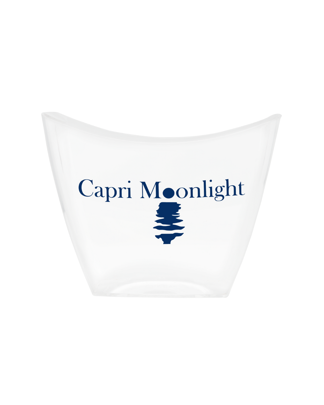 Spumantiera 6 bottiglie trasparente Capri Moonlight blu