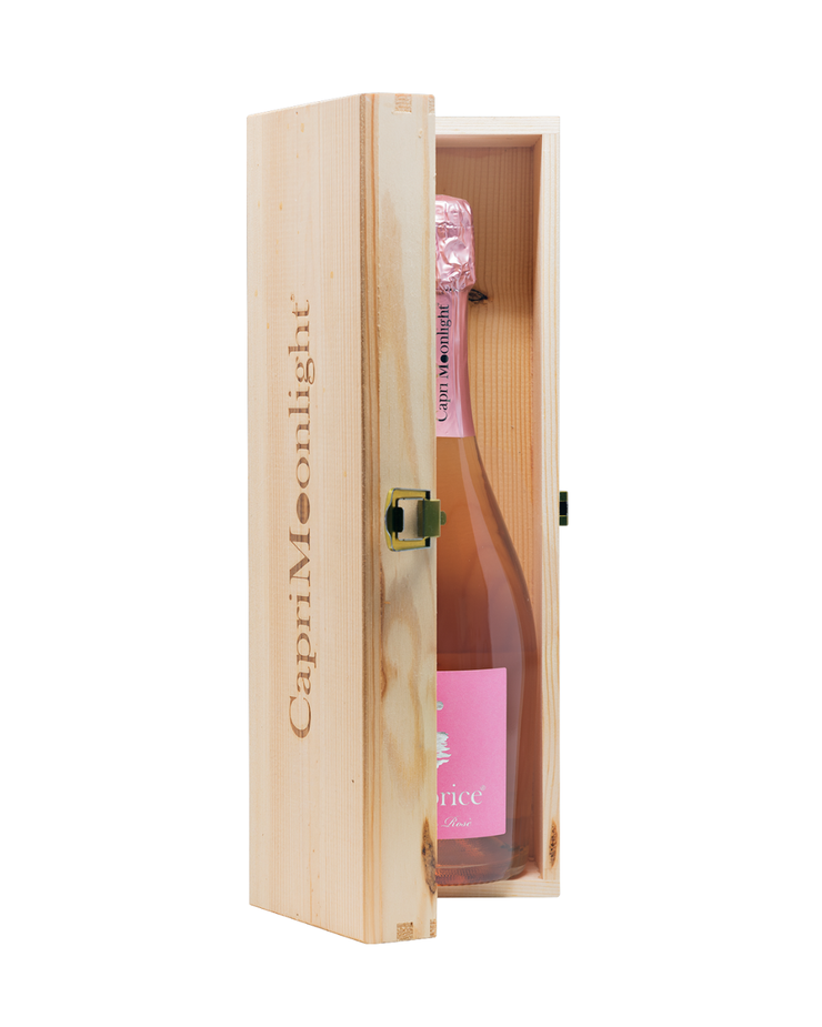 Cassetta in legno singola Caprice Brut Rosè